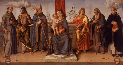Virgin and Child with Saints by Marco Palmezzano